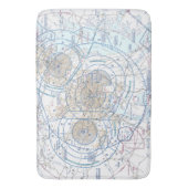 Tapis De Bain Graphique aéronautique (devant Vertical)