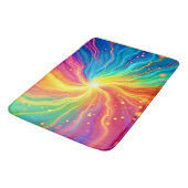 Tapis De Bain Graphique d'explosion Abstraite de l'énergie (Angle)