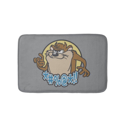 Tapis De Bain Graphique en cercle extensible TAZ™ (Devant)