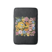 Tapis De Bain Graphisme de broderie florale TWEETY™ (Devant (Vertical))
