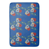 Tapis De Bain Gras Florales mexicaines Vignes vertes (devant Vertical)