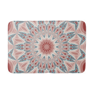 Tapis De Bain Grattez moderne Kaleidoscope Mandala art fractal