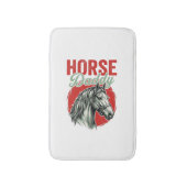 Tapis De Bain Gravure vintage de papa cheval (Devant (Vertical))