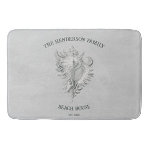 Tapis De Bain Gray Conc Coque de bain mat