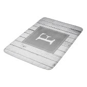 Tapis De Bain Gray rustico Mat de bain (Angle)