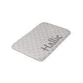Tapis De Bain Gray Spanish Tile Pattern Absorbent Pet Mat (Angle)