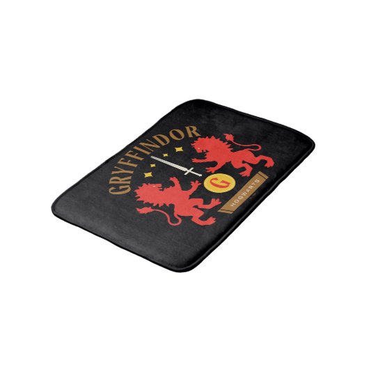 Tapis De Bain GRAYFFINDOR™ Maison double Lion épée graphique (Angle)