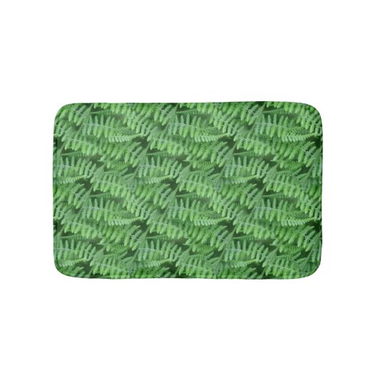Tapis De Bain Green Ferns Motif naturel (Devant)
