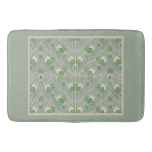 Tapis De Bain Green Geometry 1915 Hannah Borger Overbeck