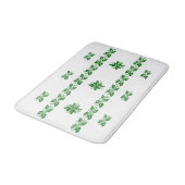 Tapis de bain - Green Holly Feuilles (Angle)