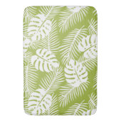 Tapis De Bain Green Palm Feuille Rainforest Motif (devant Vertical)