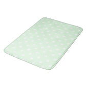 Tapis De Bain Green Polka (Angle)