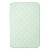 Tapis De Bain Green Polka (devant Vertical)