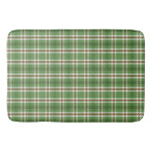 Tapis De Bain Green Rustic Plaid Motif Holiday (Devant)