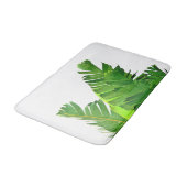 Tapis De Bain Green Tropical Palm Banana Feuilles (Angle)