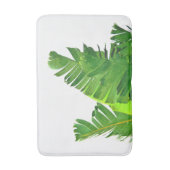 Tapis De Bain Green Tropical Palm Banana Feuilles (Devant (Vertical))