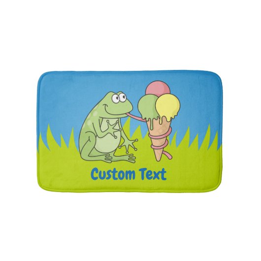 Tapis De Bain Grenouille à crème glacée (Devant)