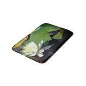 Tapis De Bain Grenouille Admirant L'Eau Lily Lotus Fleur (Angle)