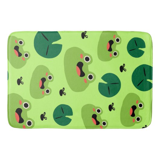 Tapis De Bain Grenouille drôle (Devant)