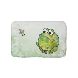 Tapis De Bain Grenouille et abeille