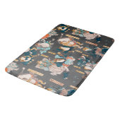 Tapis De Bain Grenouille japonaise ukiyo-e Froggies (Angle)