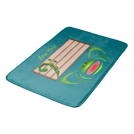 Tapis De Bain Grenouille verte Note basse (Angle)