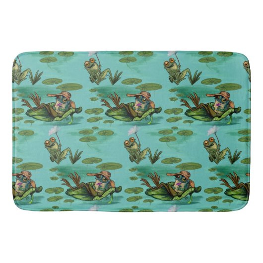 Tapis De Bain Grenouilles d'été réfrigérées (Devant)