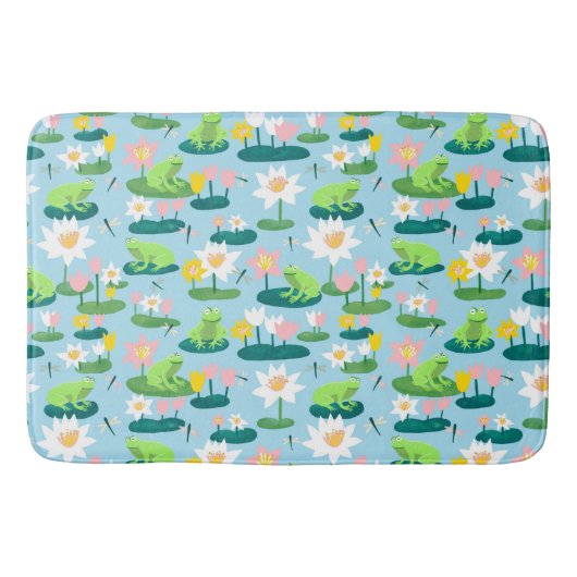 Tapis De Bain Grenouilles et coussinets de Lily mignonnes person (Devant)