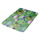 Tapis De Bain Grenouilles Lotus Et Lily Pad (Angle)