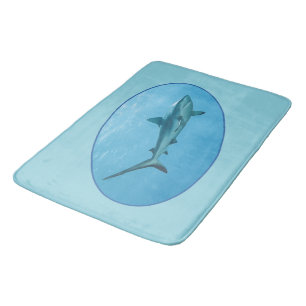 Tapis De Bain Grey Reefshark, Yap Island - Design photographique