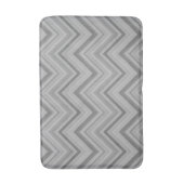 Tapis De Bain Grey stripes zigzag (Devant (Vertical))