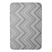 Tapis De Bain Grey stripes zigzag (devant Vertical)