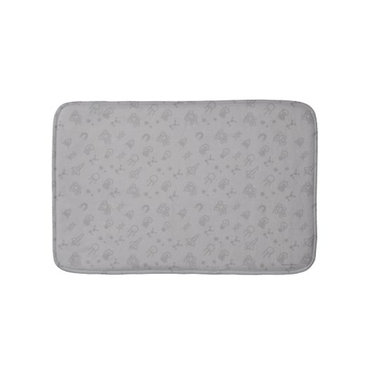 Tapis De Bain Griffonnages de l'espace et de la Science (Devant)