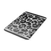 Tapis De Bain Grille Silver Leopard Safari Impression (Angle)