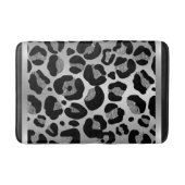 Tapis De Bain Grille Silver Leopard Safari Impression (Devant)