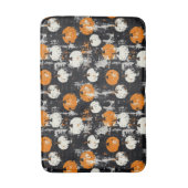 Tapis De Bain Gringe de citrouille (Devant (Vertical))