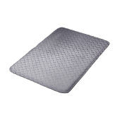 Tapis De Bain Gris Acier Tôle Diamantée (Angle)
