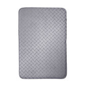 Tapis De Bain Gris Acier Tôle Diamantée (Devant (Vertical))