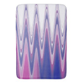 Tapis De Bain gris bleu Fuchsia (devant Vertical)