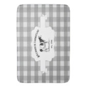 Tapis De Bain Gris Buffet Plaid Agro Vache Mat (devant Vertical)