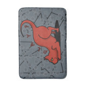 Tapis De Bain Gris de CAT de JEU (Devant (Vertical))