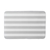 Tapis De Bain Gris et blanc | Couleurs modifiables (Devant)