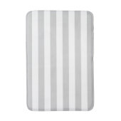 Tapis De Bain Gris et blanc | Couleurs modifiables (Devant (Vertical))