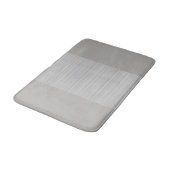 Tapis De Bain Gris et blanc rayures horizontales chic (Angle)