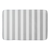 Tapis De Bain Gris Et Blancs (Devant)