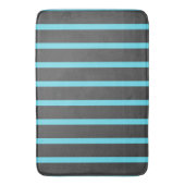 Tapis De Bain Gris et Bleu (devant Vertical)