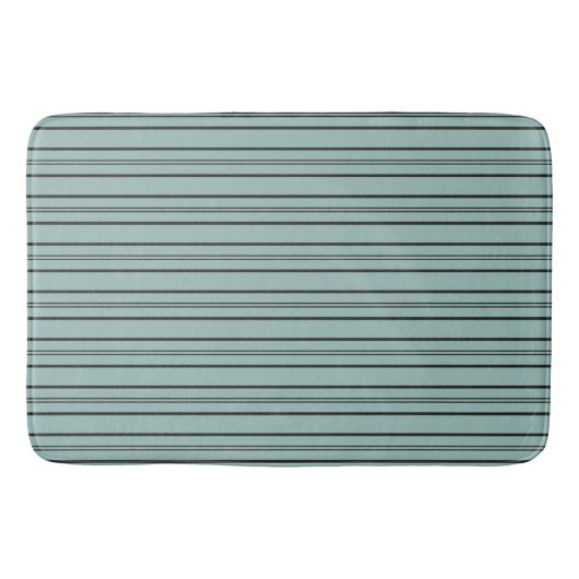 Tapis De Bain Gris et Bleu (Devant)