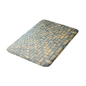 Tapis De Bain Gris et jaune en brique (Angle)