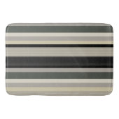 Tapis De Bain Gris et rayures vertes (Devant)