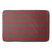 Tapis De Bain Gris et rouge (Devant)